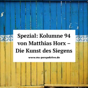 Cover zu Kolumne 94 von Matthias Horx – Die Kunst des Siegens | Photo by Tina Hartung on Unsplash
